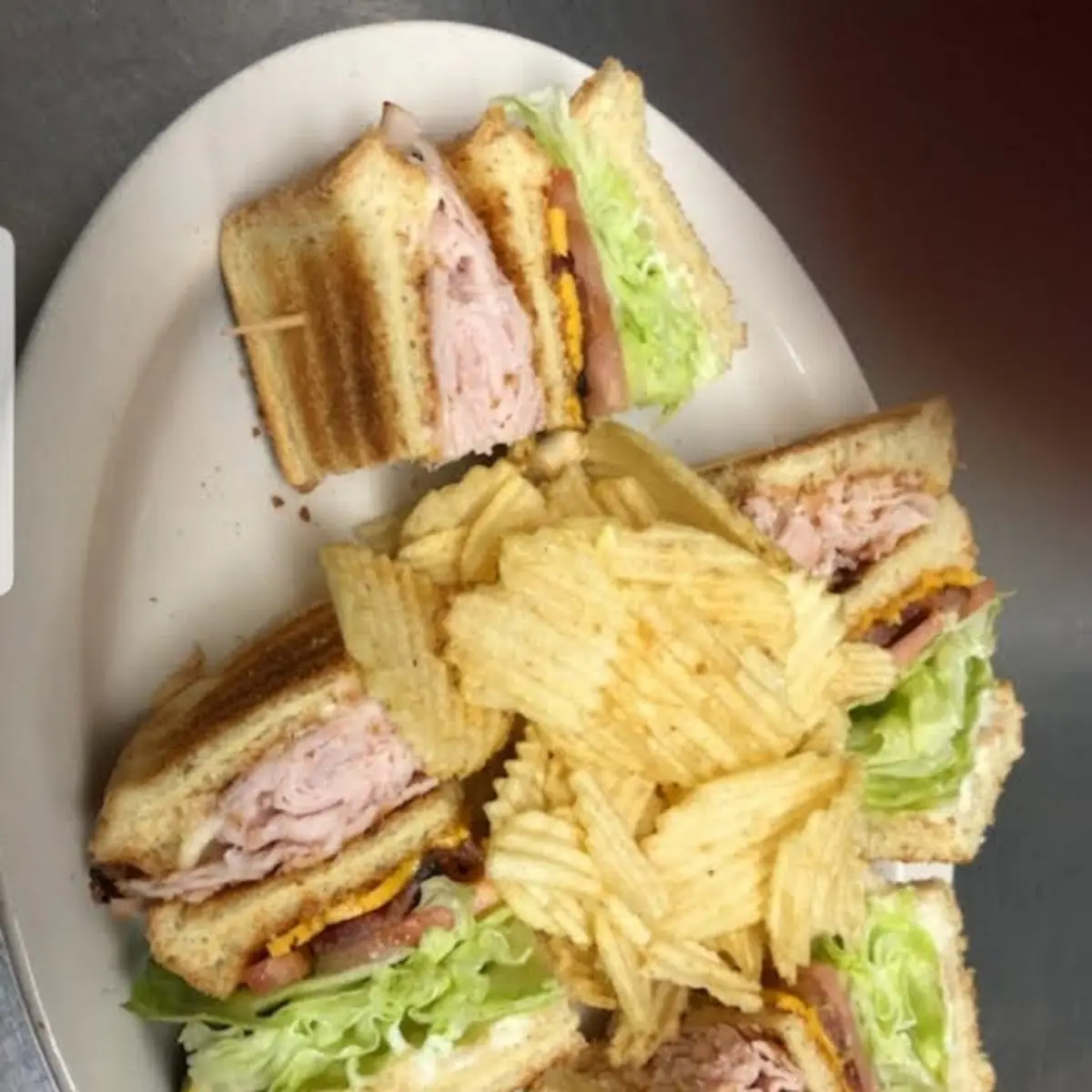 Stacked Ham & Swiss
