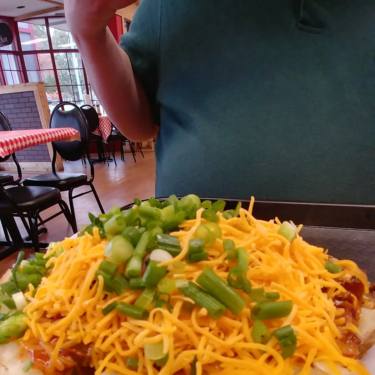 Loaded Baked Potato with Chili