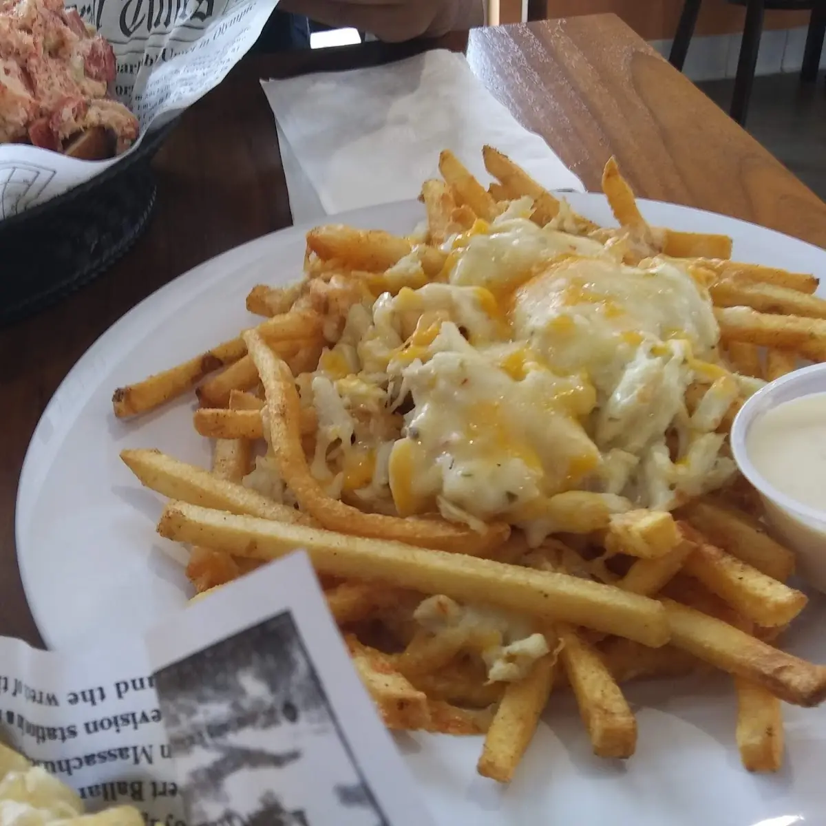 Crab and Cheese Fries