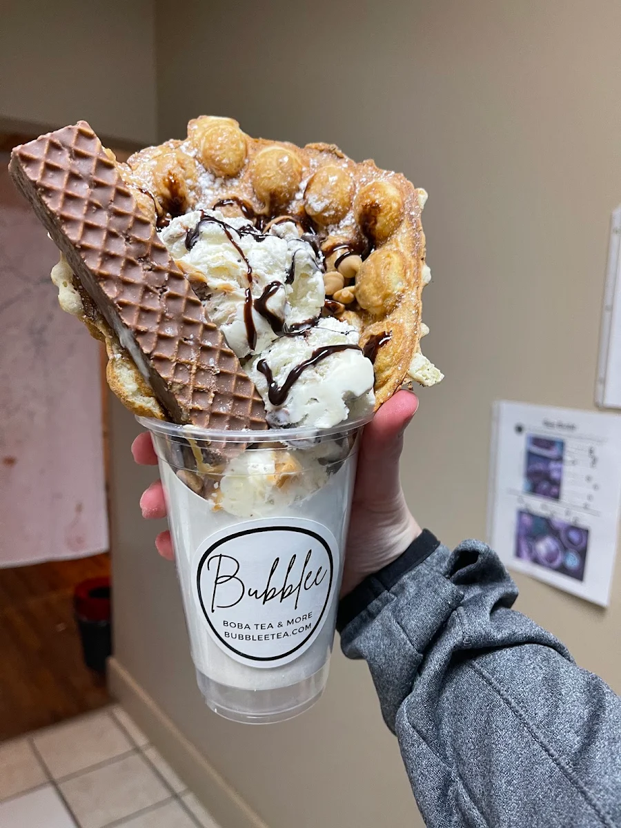 Matcha Bubble Waffle
