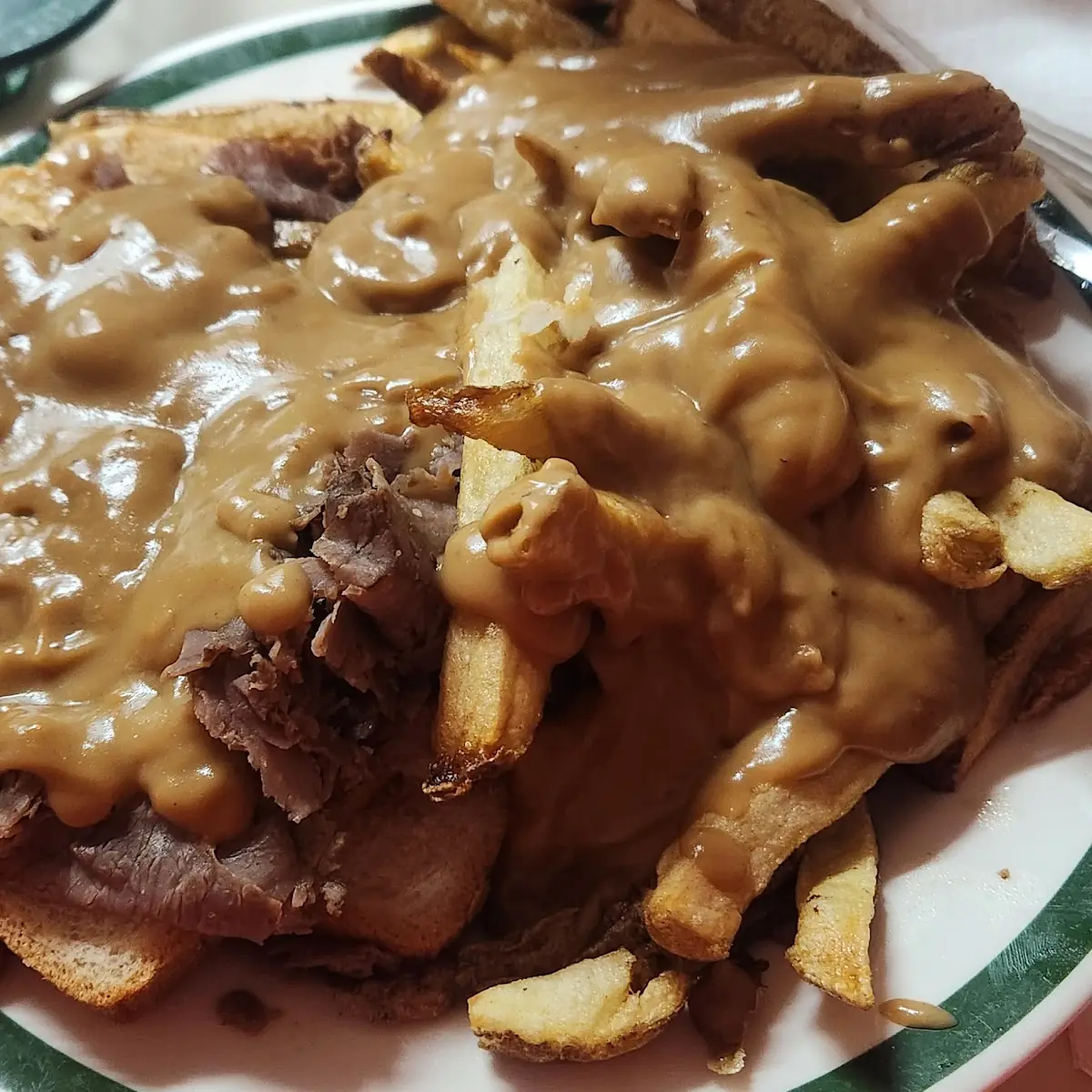 Open Faced Roast Beef