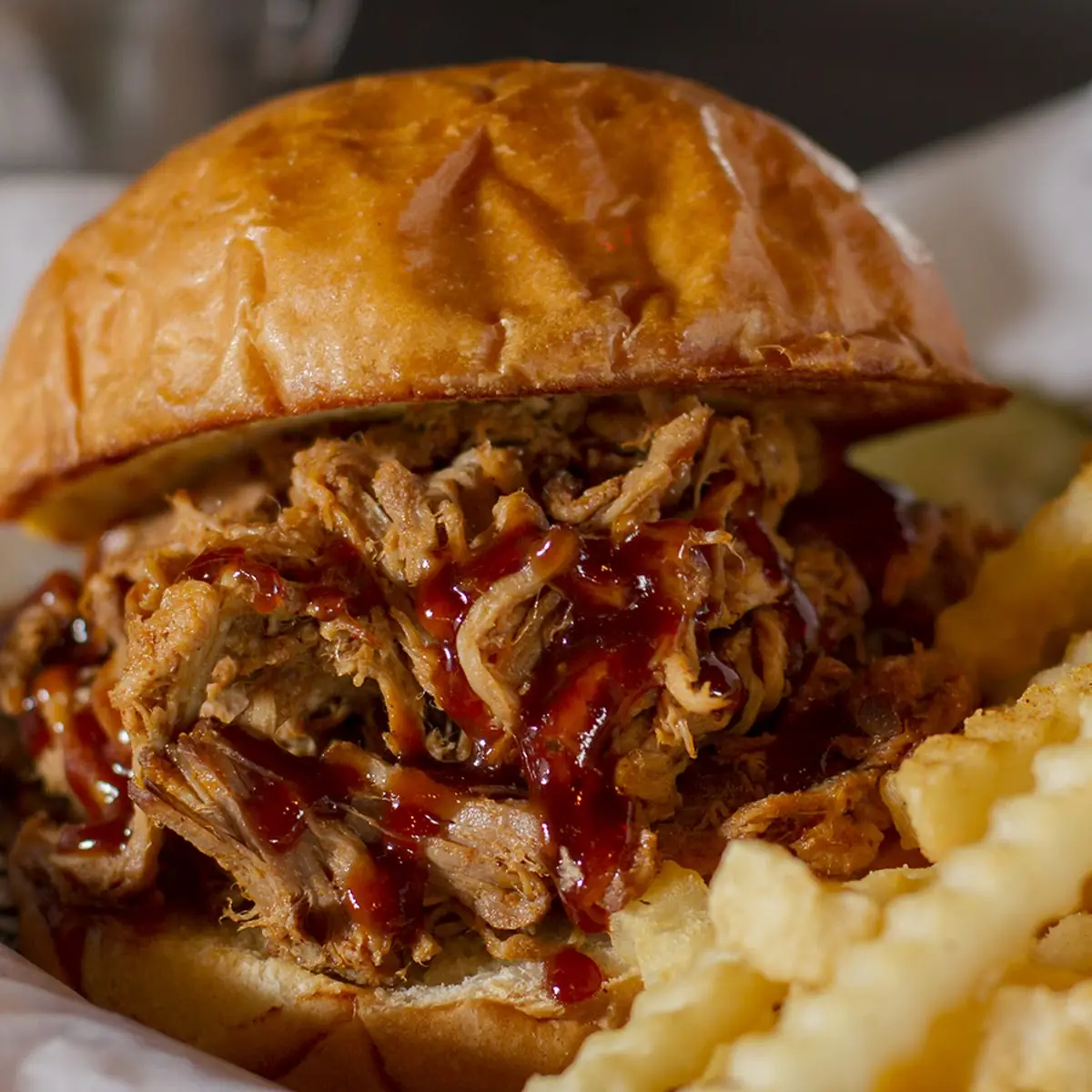 8 Hour Pulled Pork Sandwich
