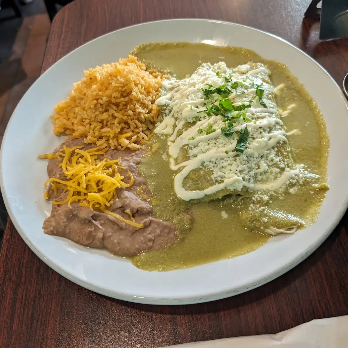 Chile Verde Burrito