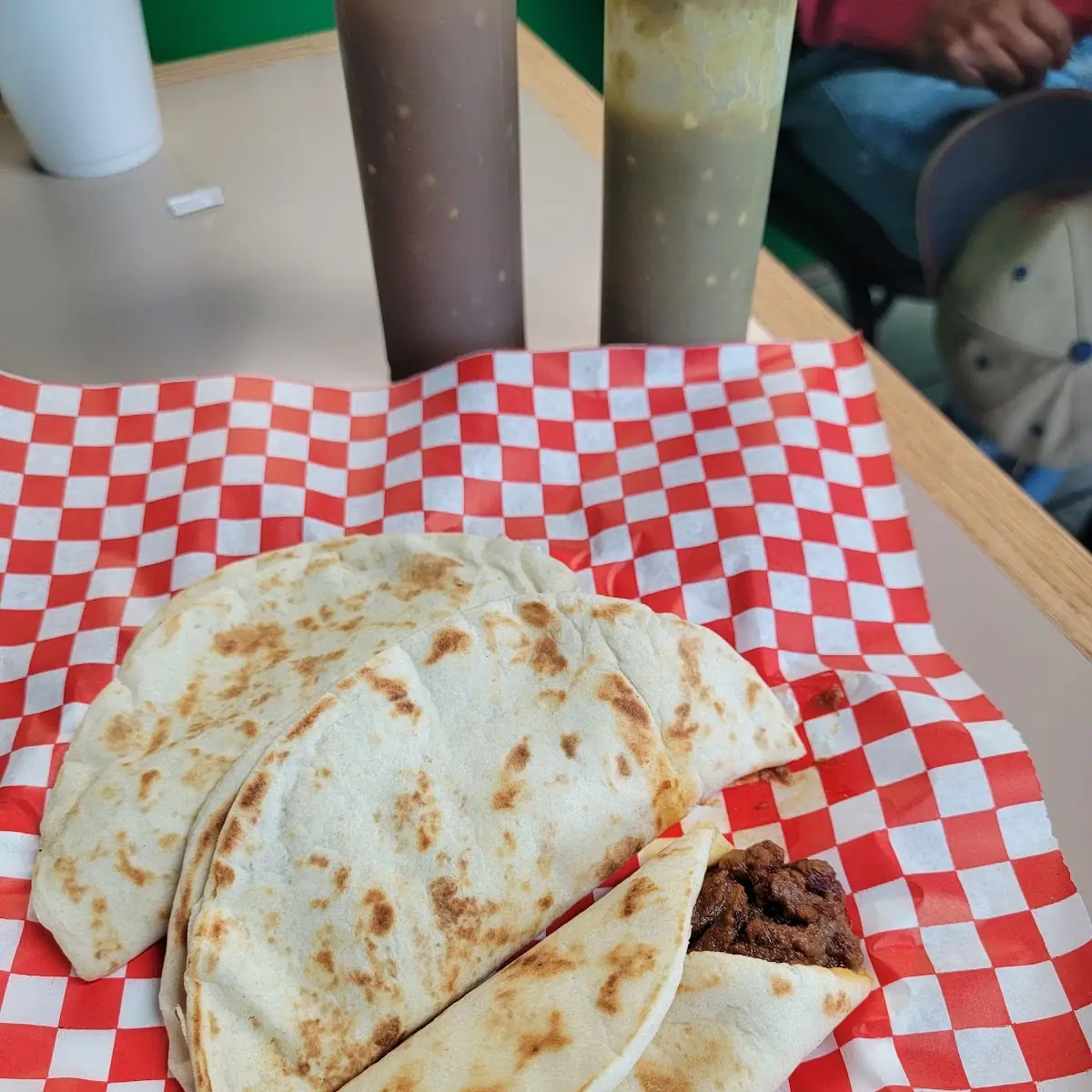Chorizo and Bean Tacos