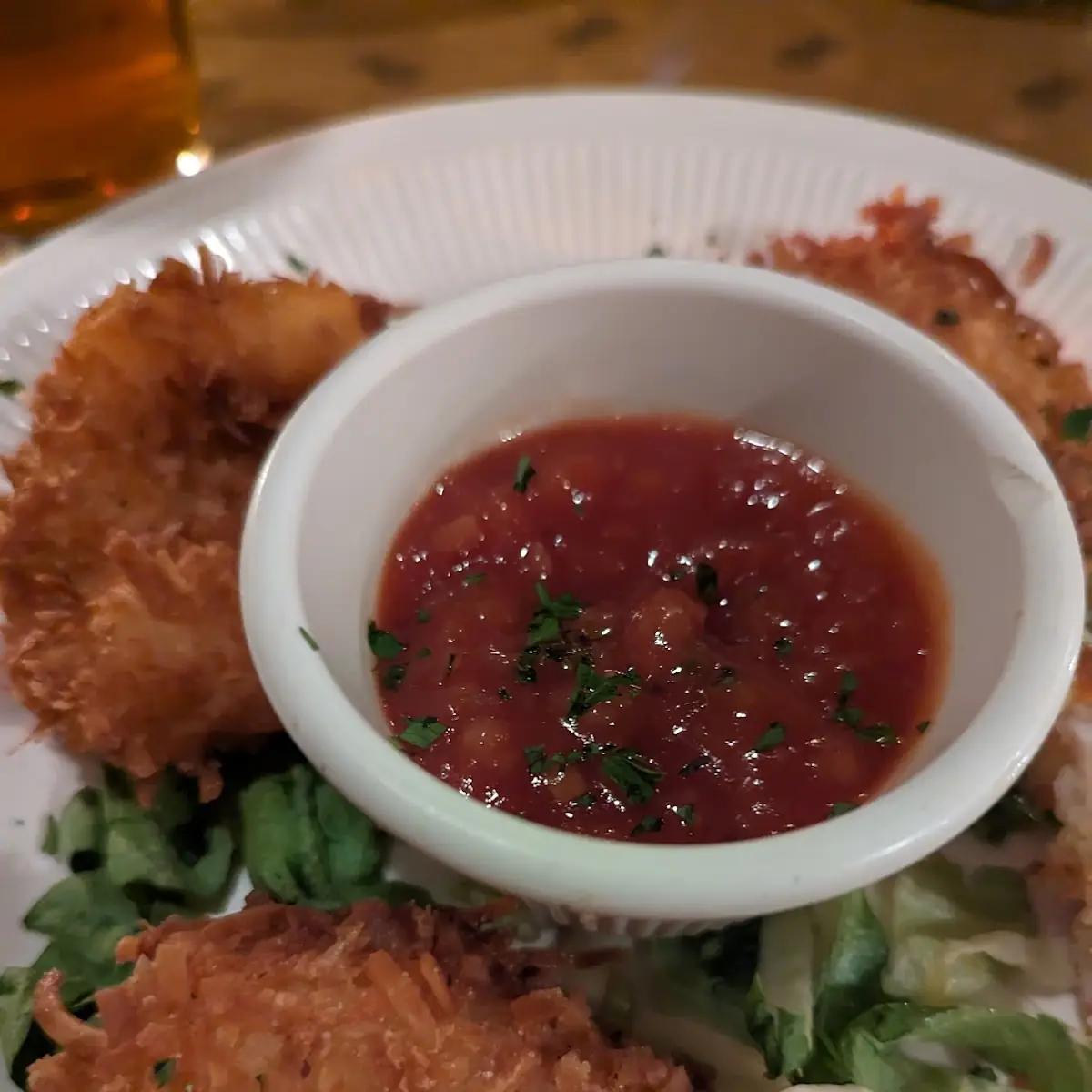 Coconut Shrimp with Sauce