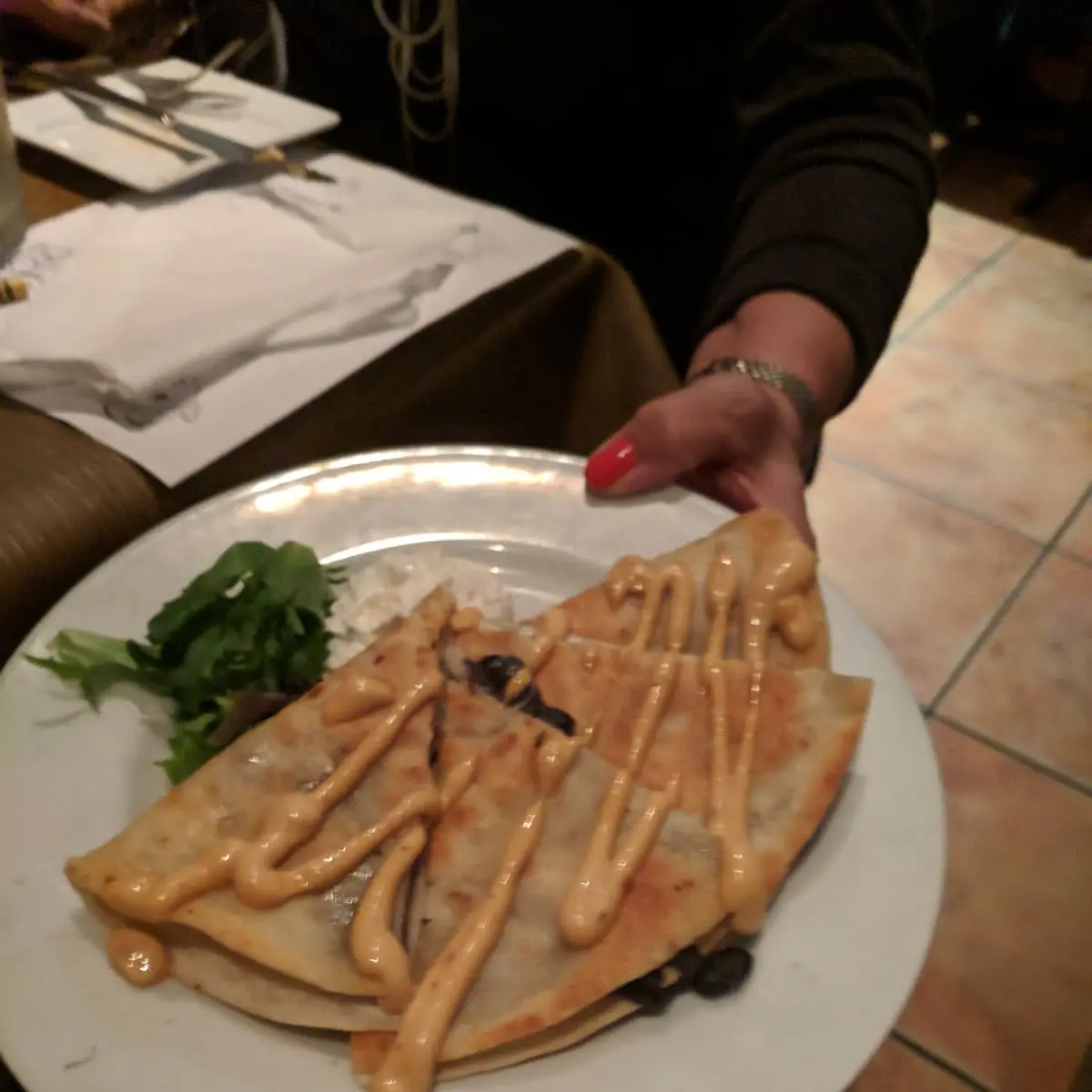 Black Bean Quesadilla