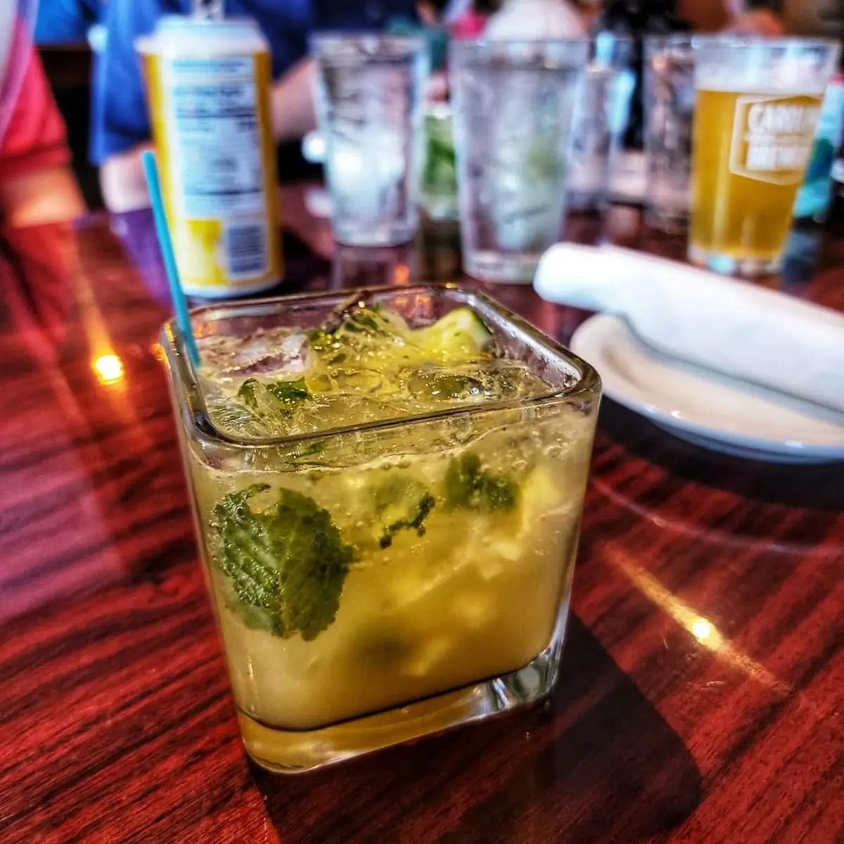 Cucumber Basil Mojito