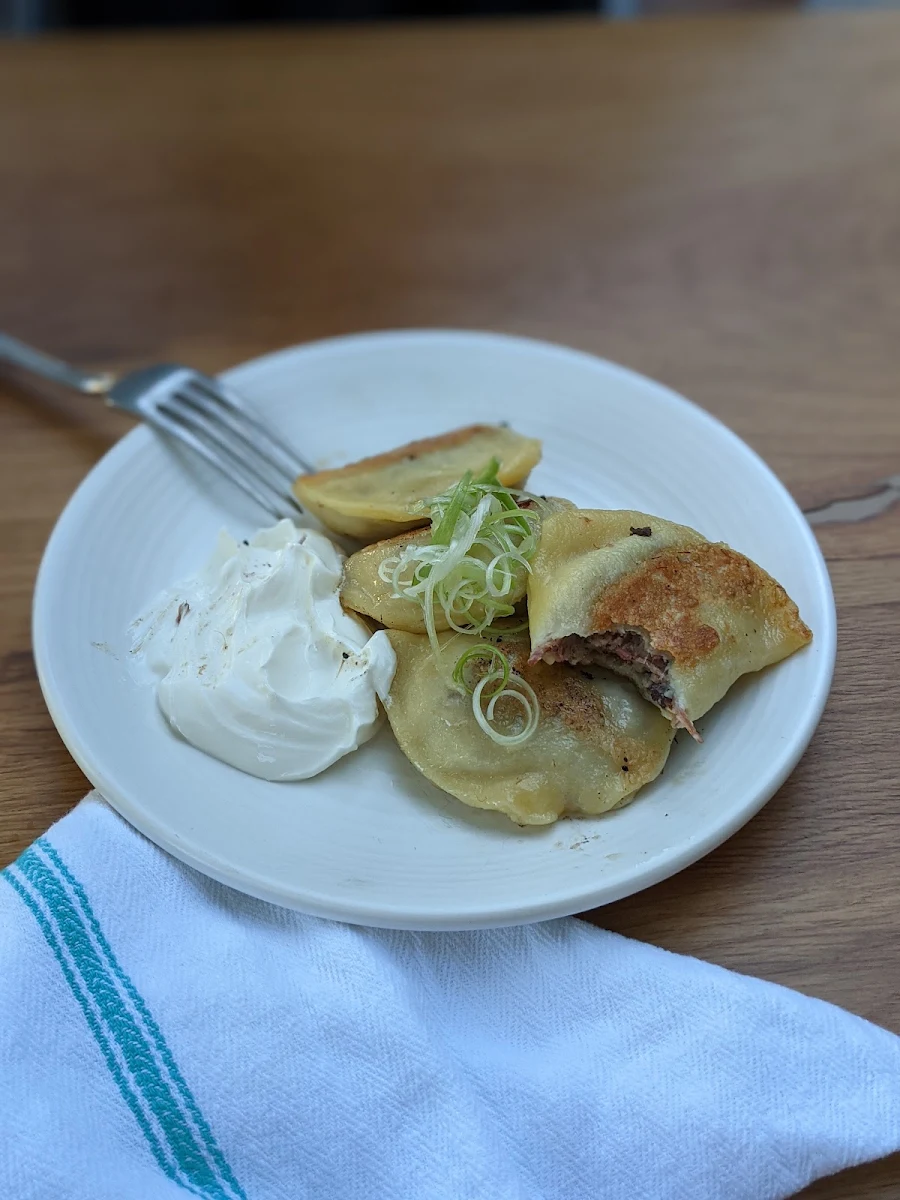 Pastrami Pierogis