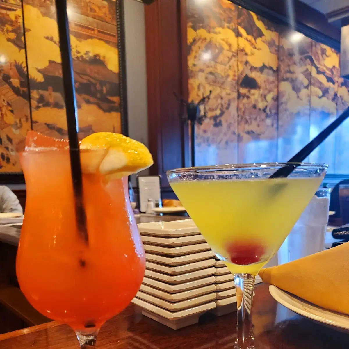 Mai Tai and Martini