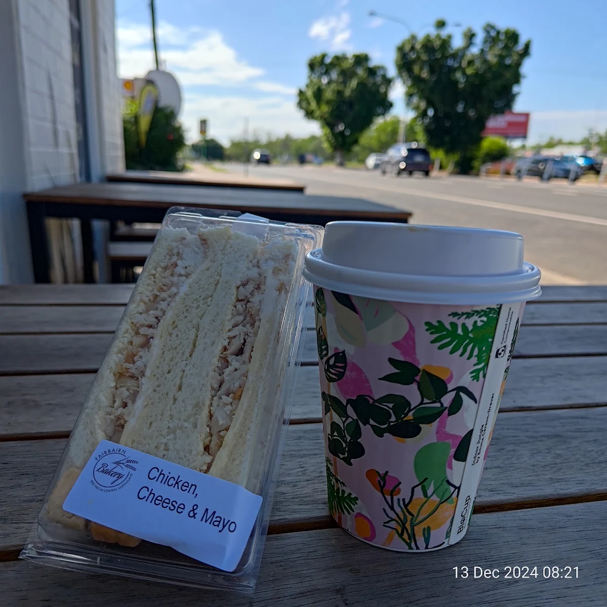 Chicken Cheese Mayo, Fairbairn Bakery on Clermont