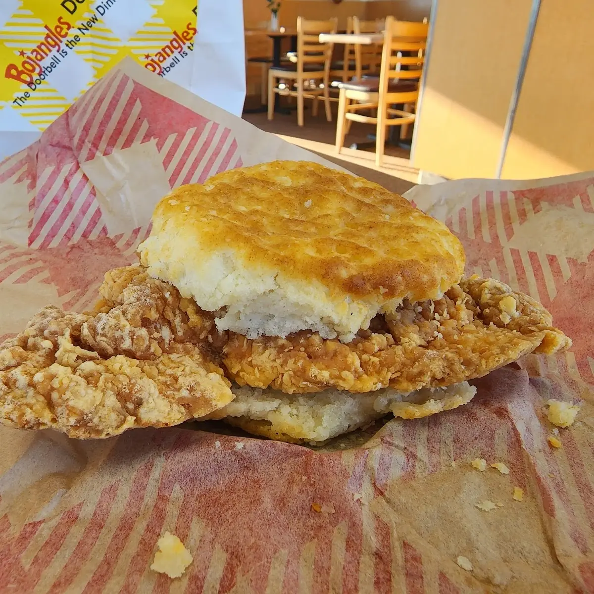 Cajun Chicken Biscuit