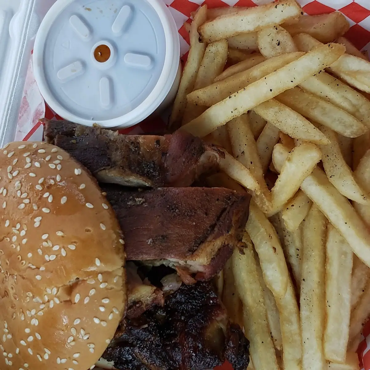 Rib Sandwich Combo