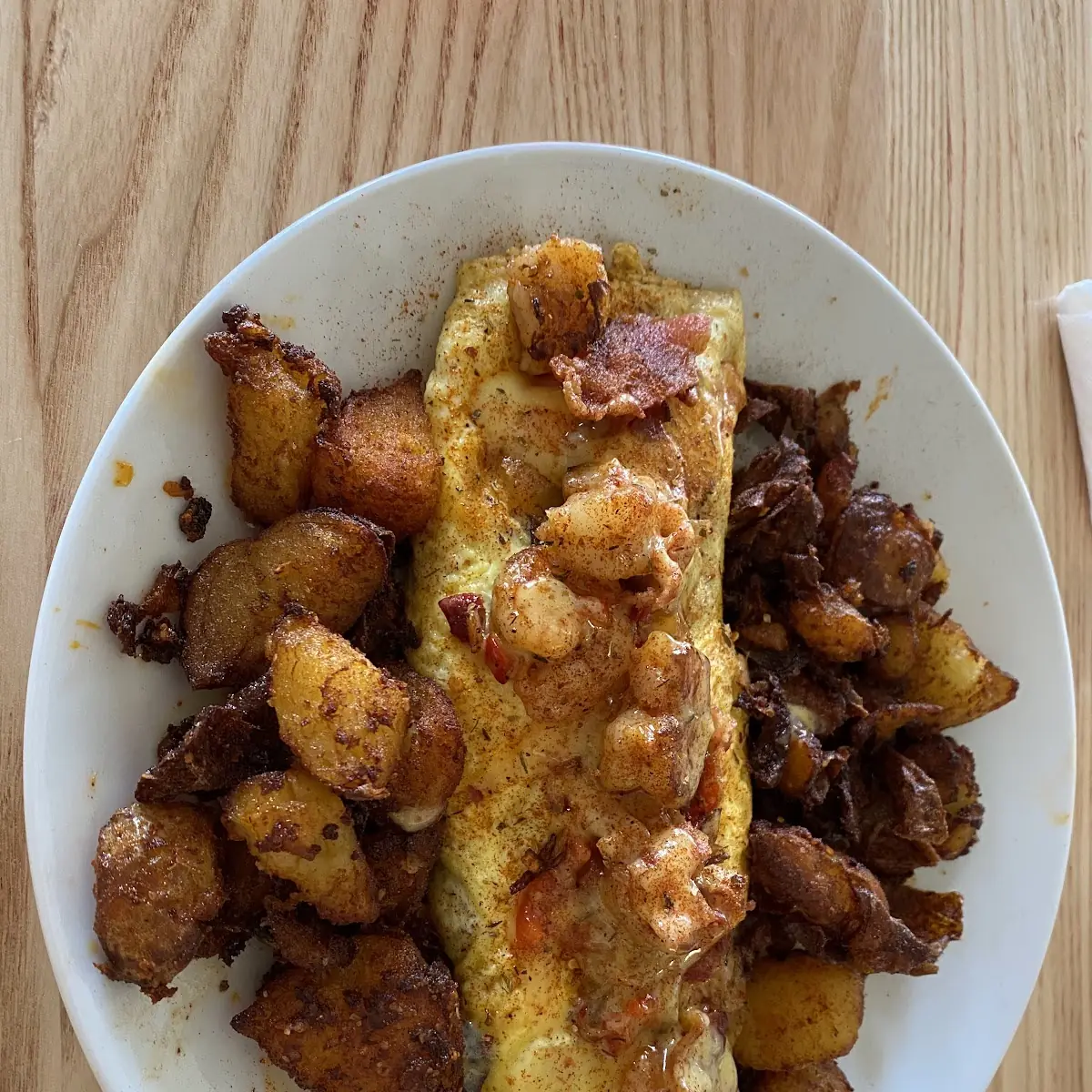 Shrimp Omelette