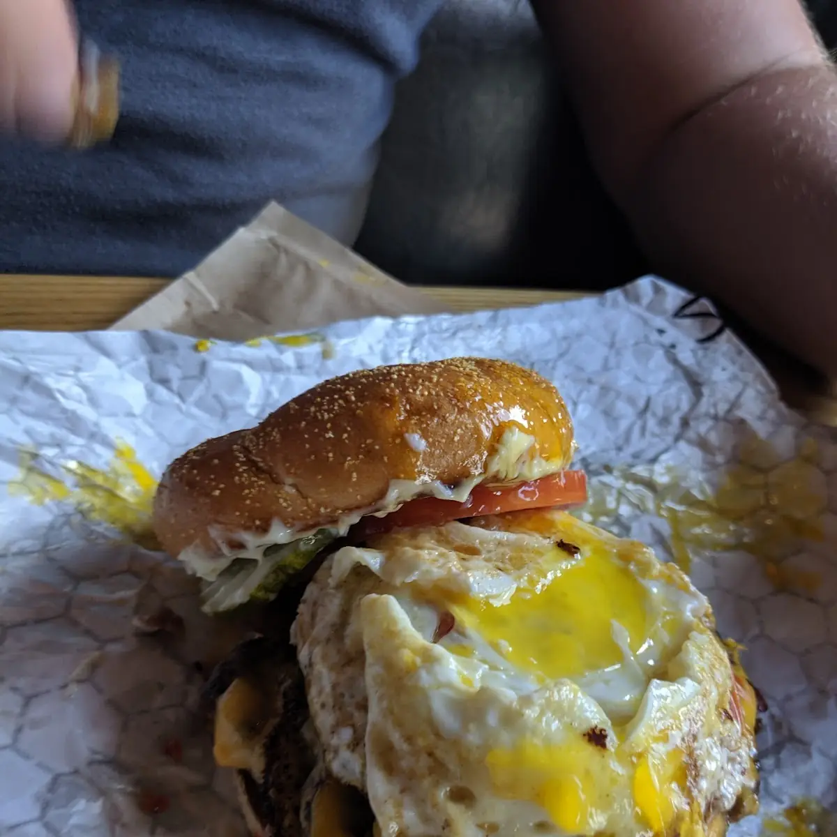 Double Grilled Chicken Burger