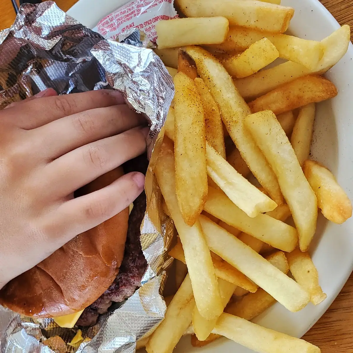 Kids Meal Burger ABS Fries