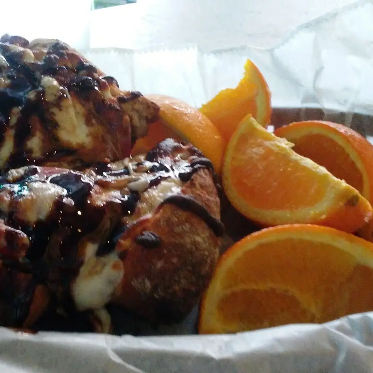 Caprese Sandwich with Orange