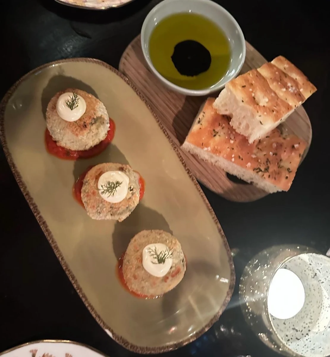 Eggplant Polpette, The Moat