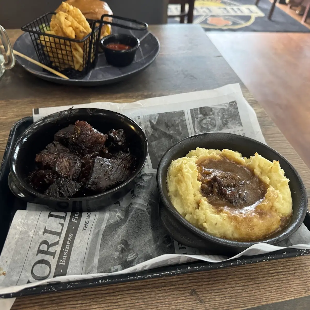 Burnt Ends and Mashed Potatoes