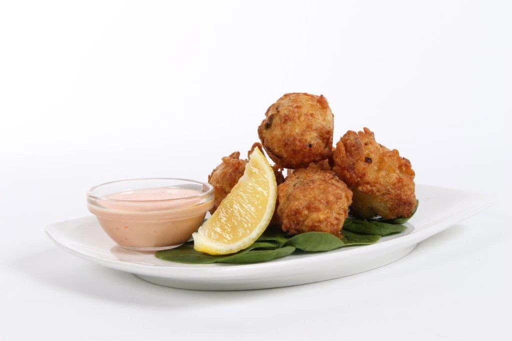Acras de Morue Cod Fritters, Pizzédélic Mont-Royal