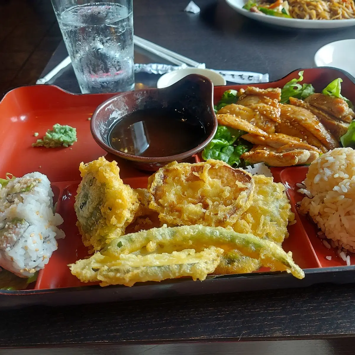 Chicken Teriyaki Vegetable Tempura