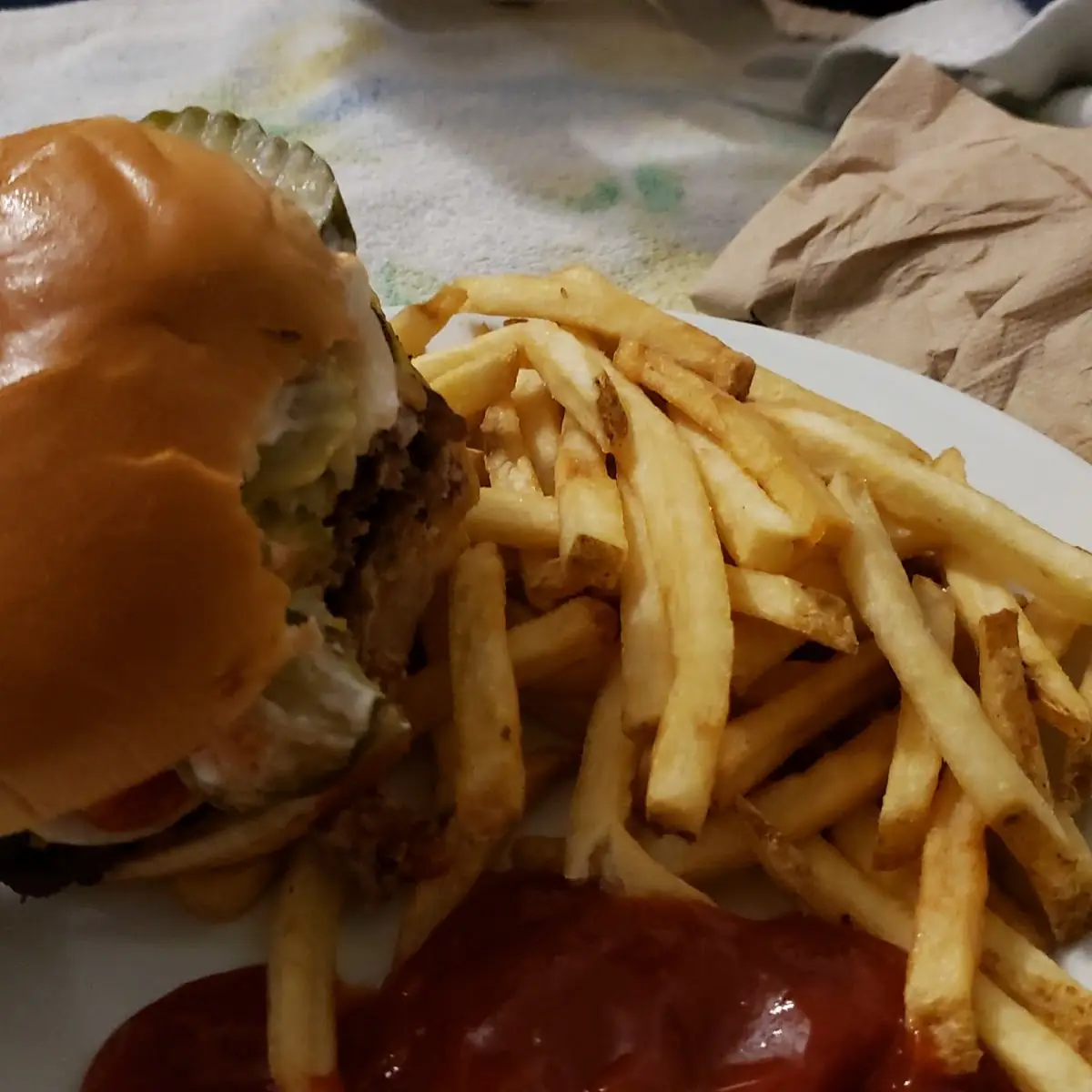Triple Cheeseburger with Bacon
