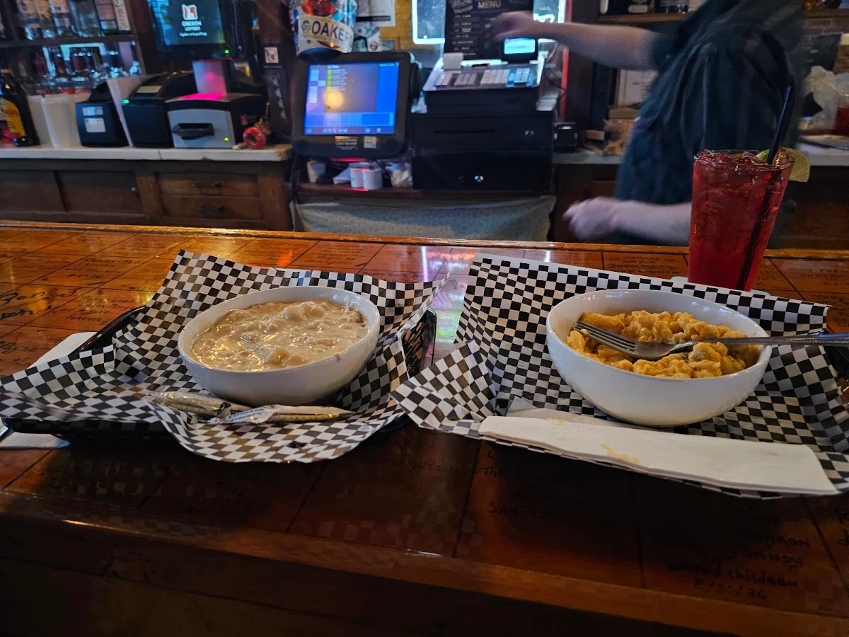 Clam Chowder and Mac and Cheese