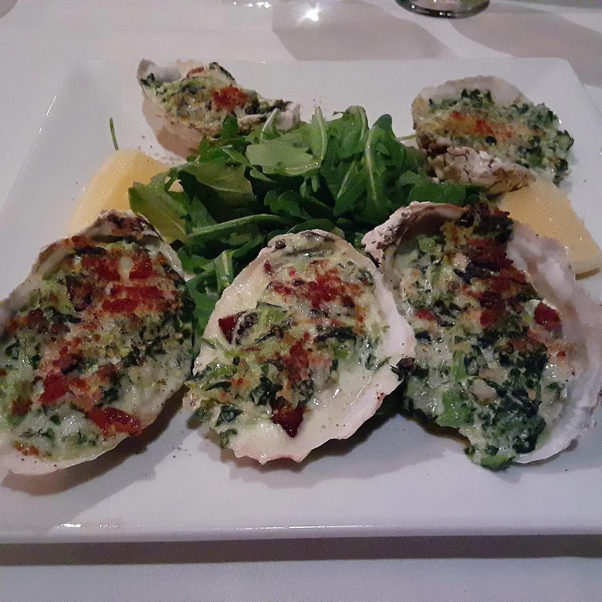 Baked Oysters Rockefeller