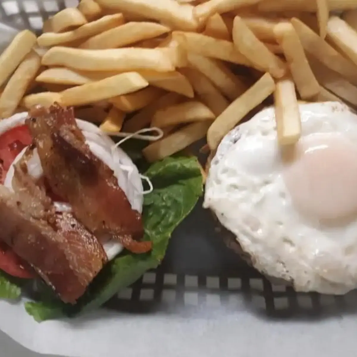 Burger and Fries