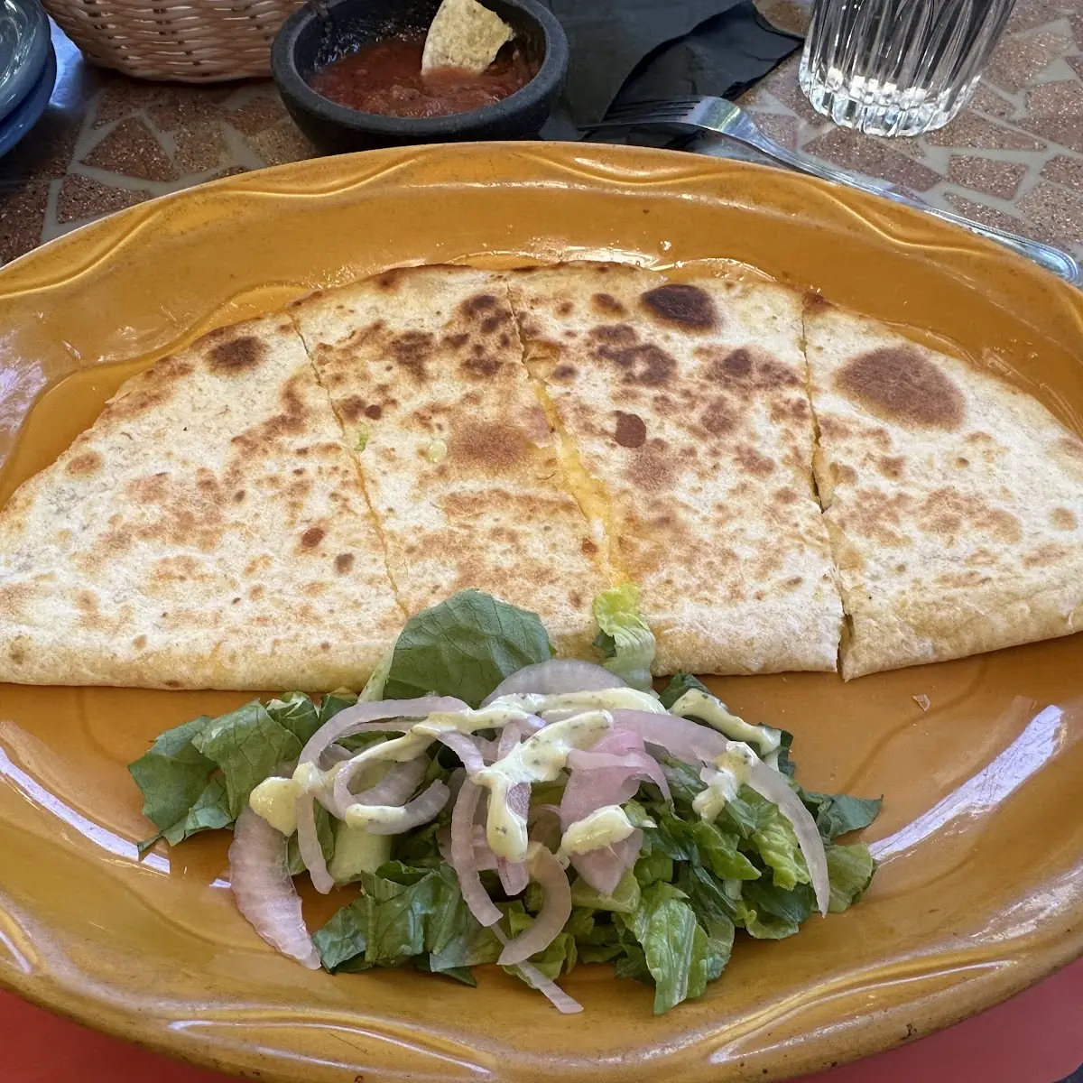 Quesadilla with House Salad