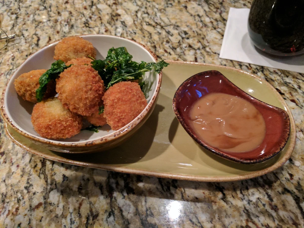 Crispy Mushrooms, Blaze Bistro and Lounge