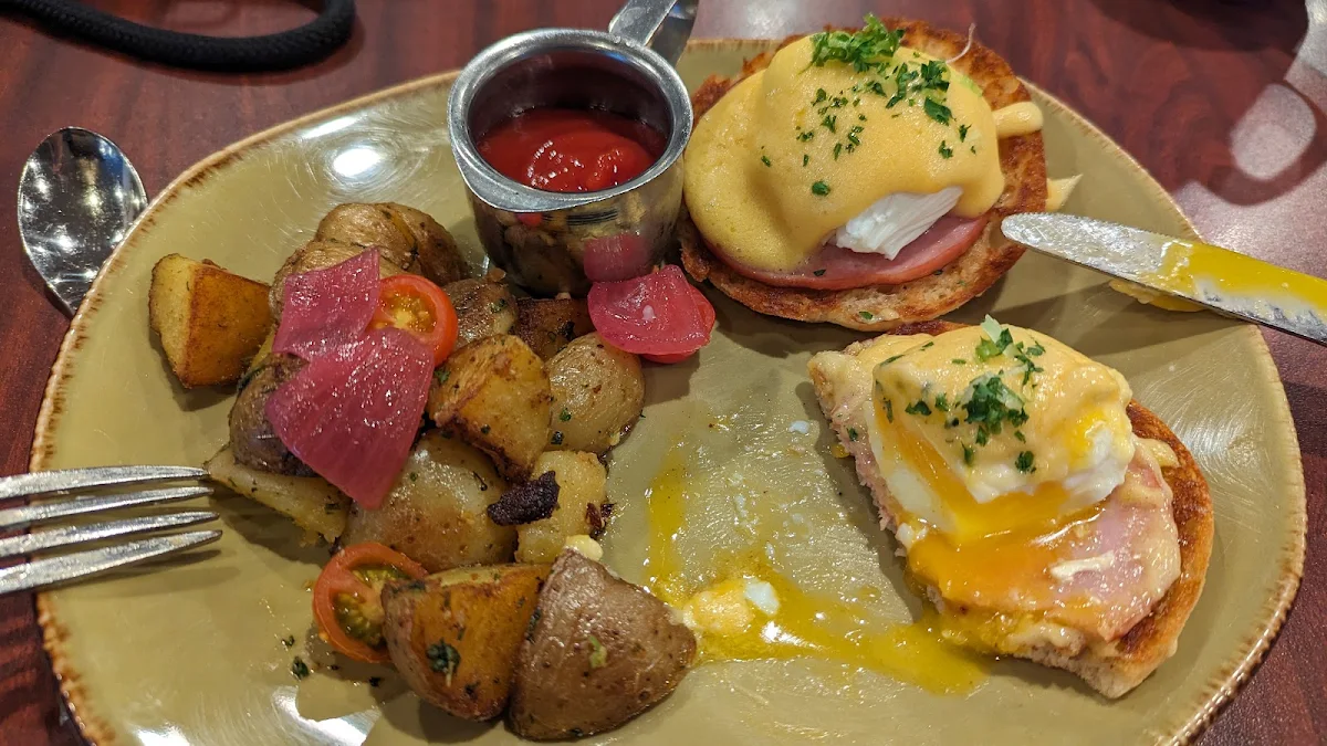 Eggs Benedict, Blaze Bistro and Lounge