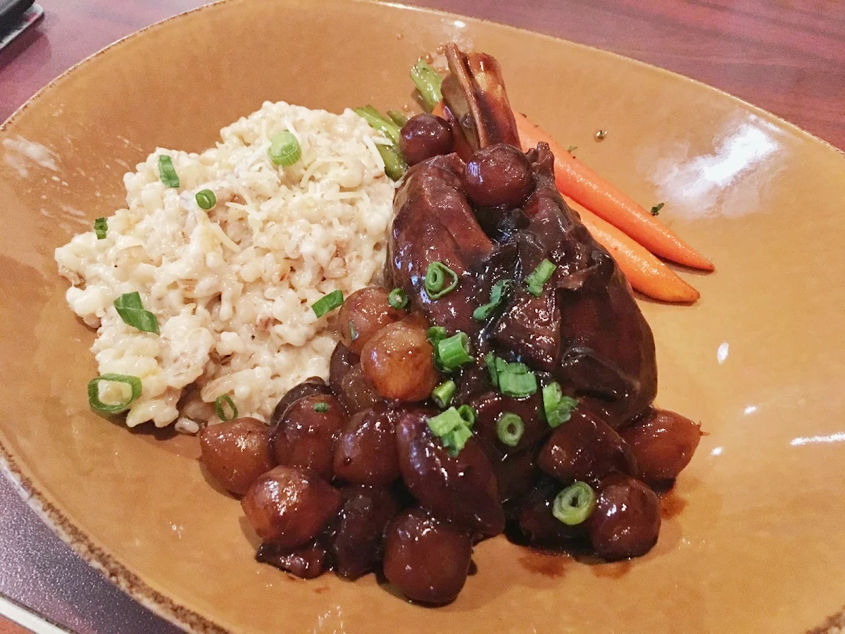 Lamb with Mushroom Risotto, Blaze Bistro and Lounge