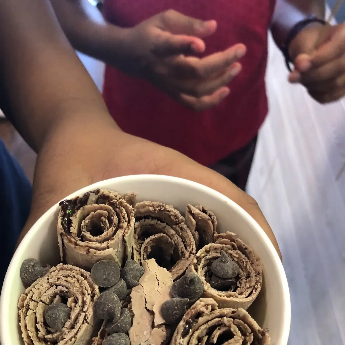 Rolled Green Tea Ice Cream