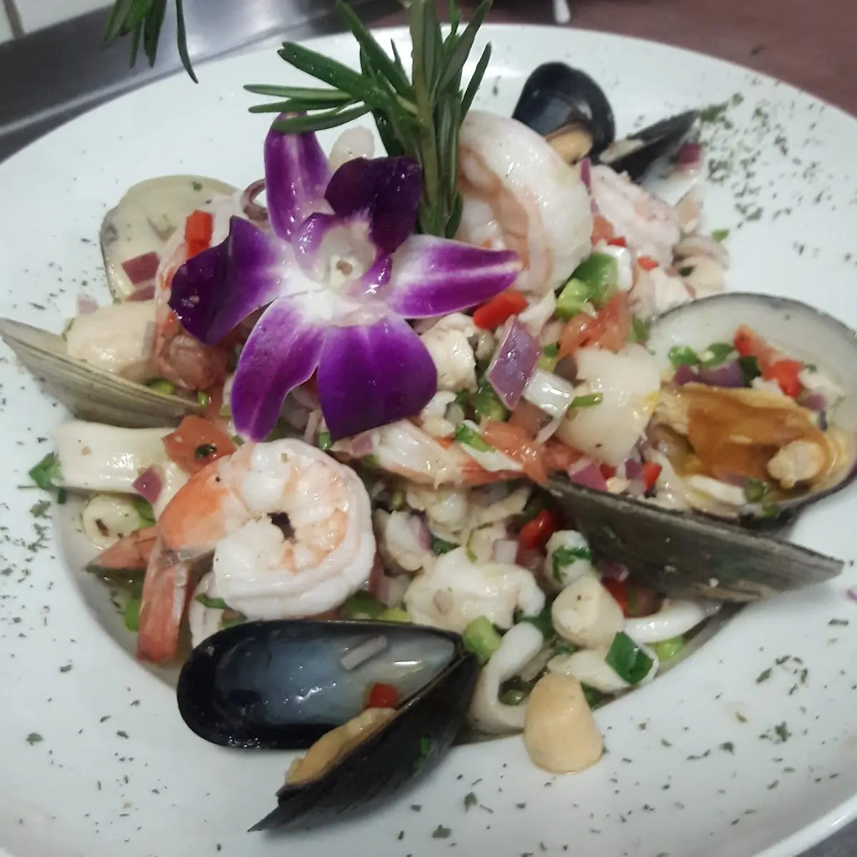 Ceviche Mixto Salad