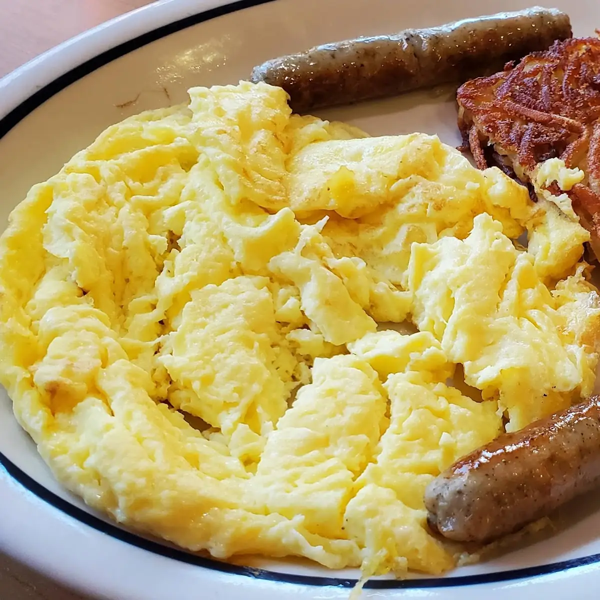 Bacon Eggs Sausage Links Hash Browns
