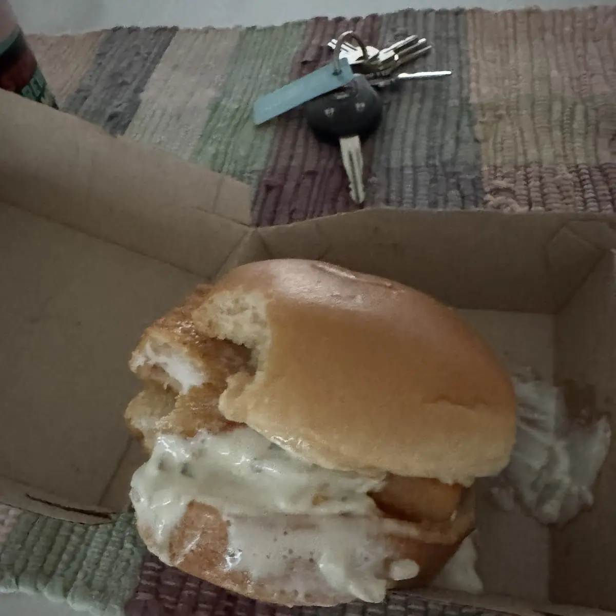 Sloppy Fish Sandwich