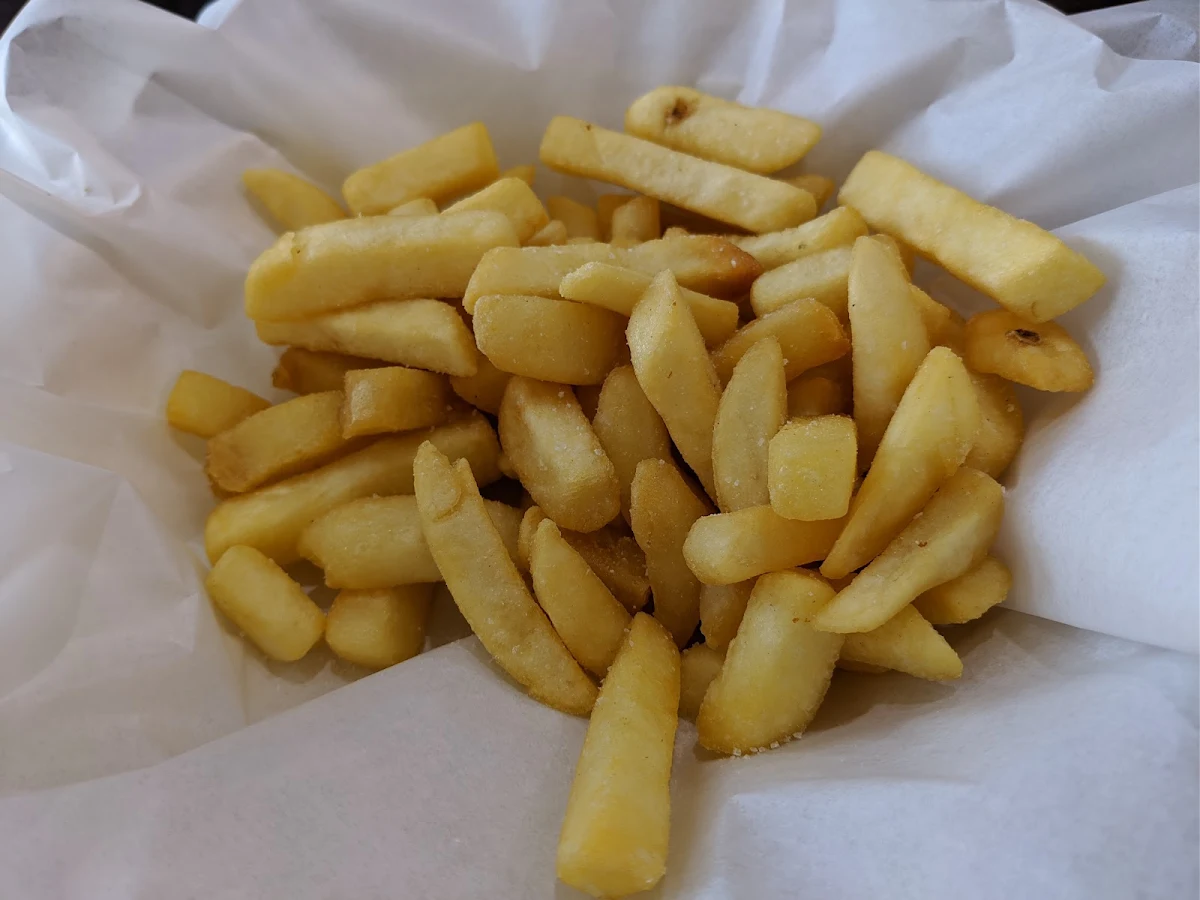 Large Chips, Koi Japanese Fish & Chips