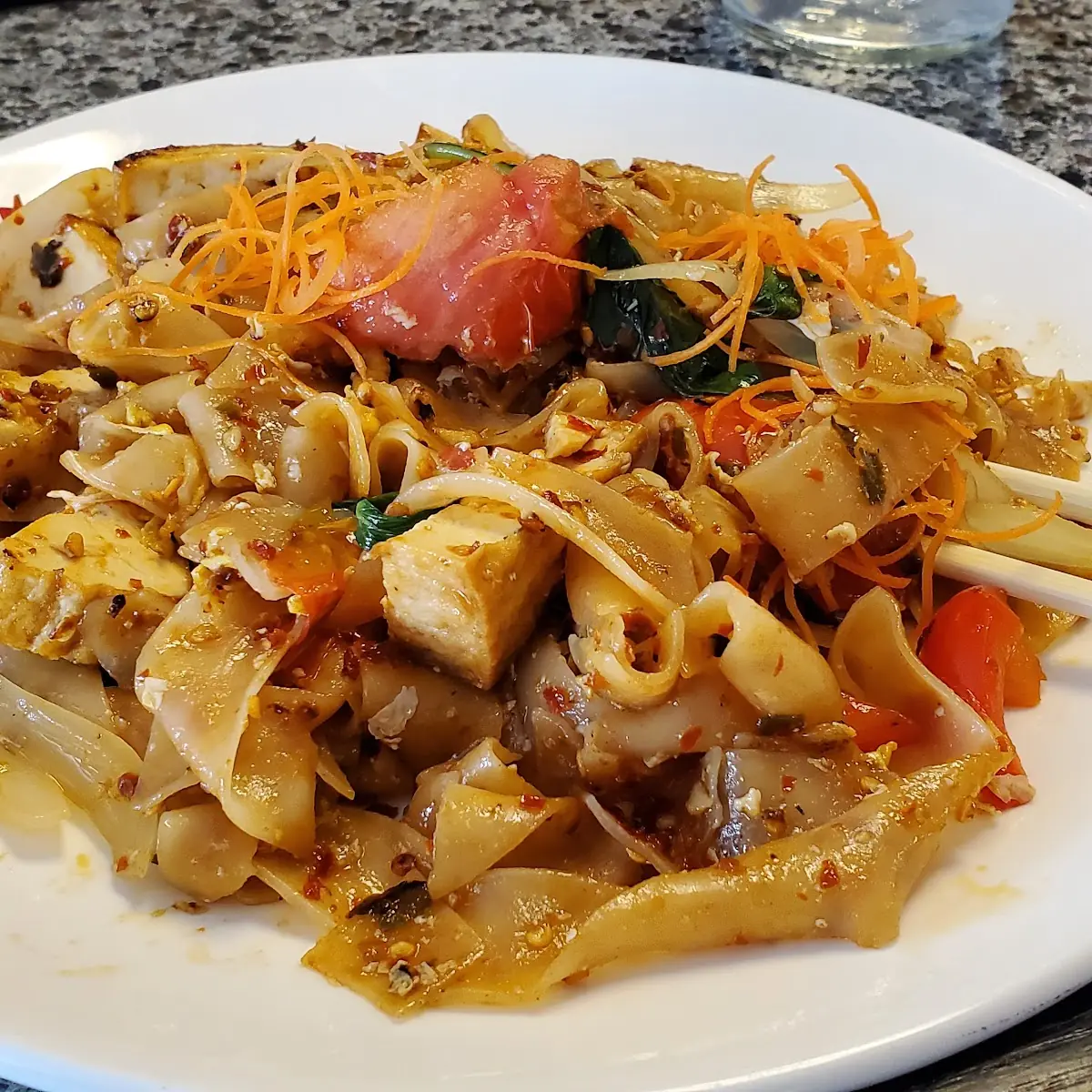 Drunken Noodles w Tofu