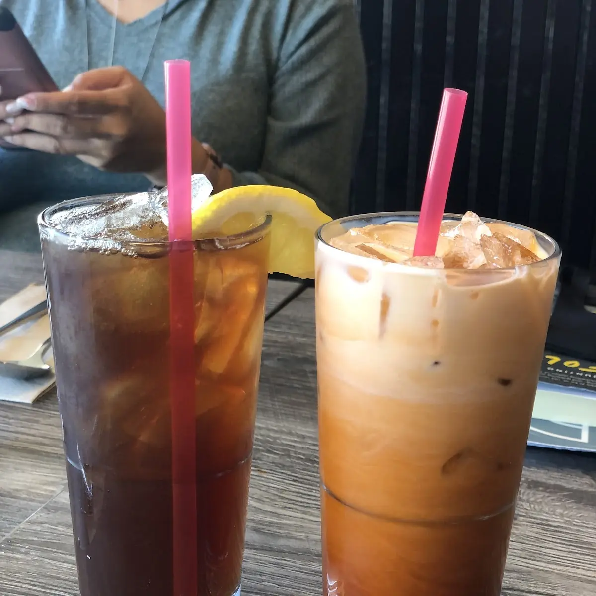 Thai Iced Coffee and Thai Iced Tea