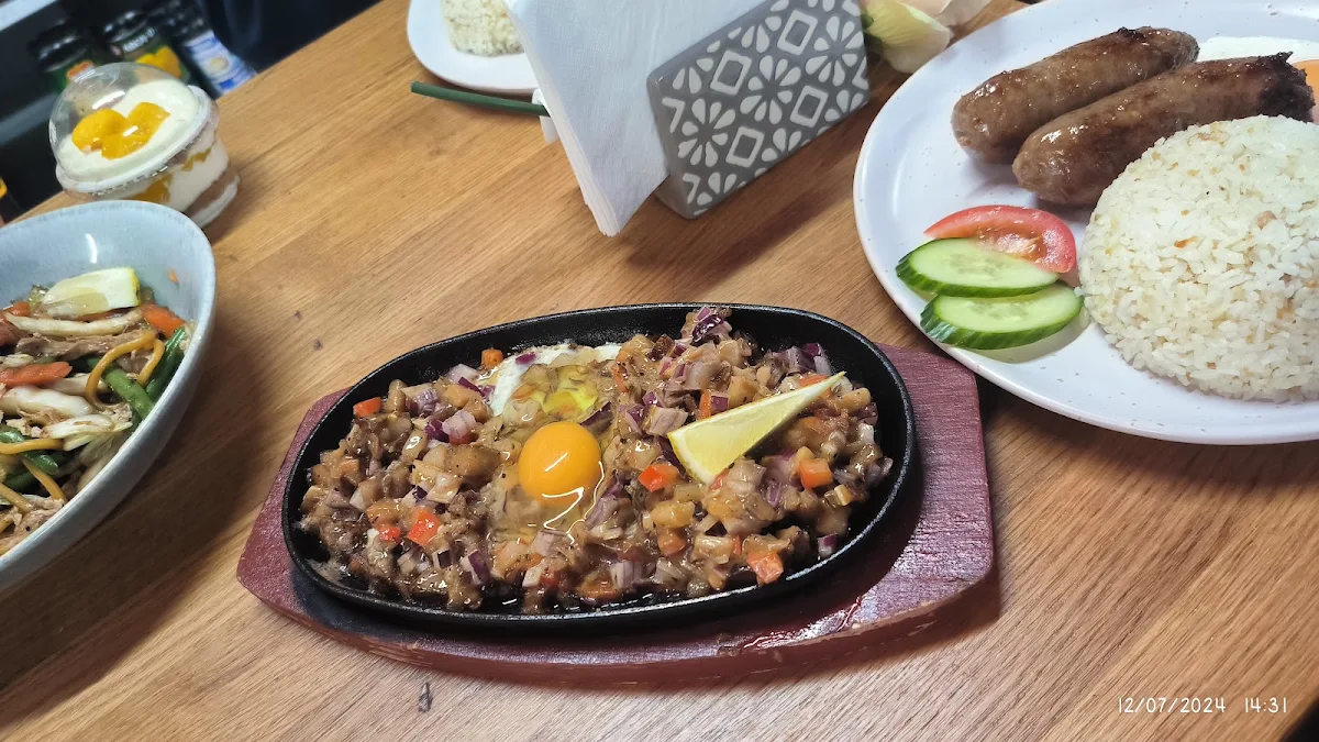 Sizzling Pork with Steamed Rice
