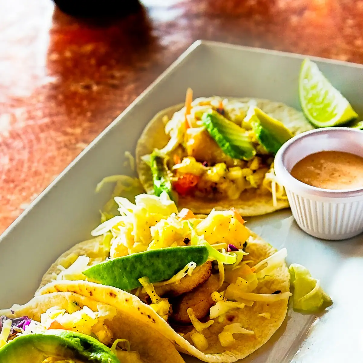 Happy Hour Fish Tacos