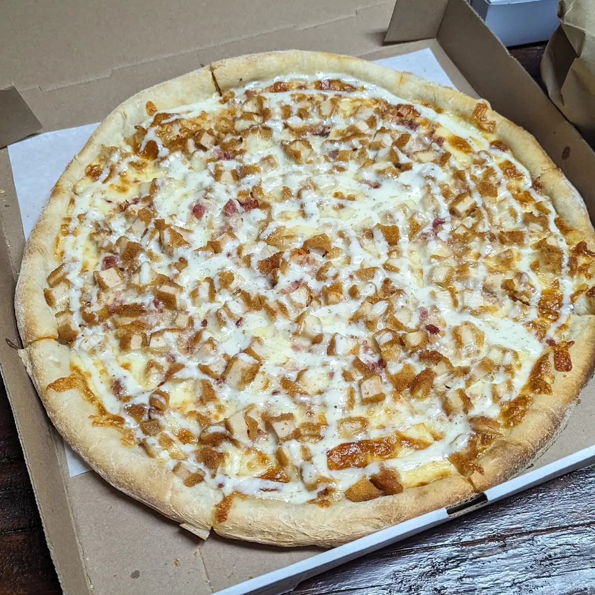 Chicken Bacon Ranch Pizza