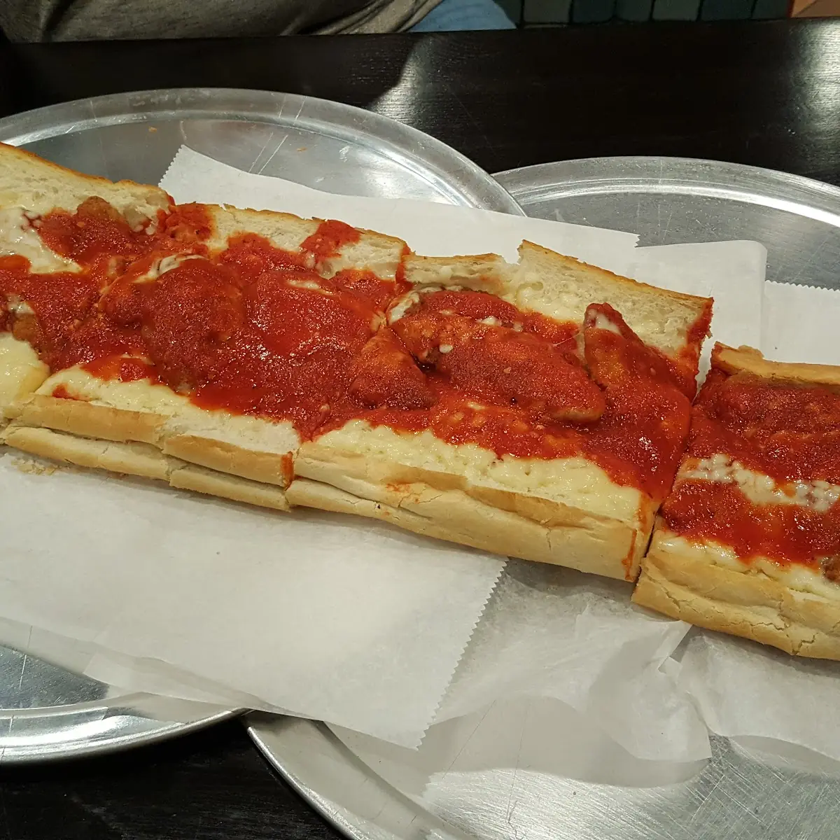 Foot Chicken Parm Sub