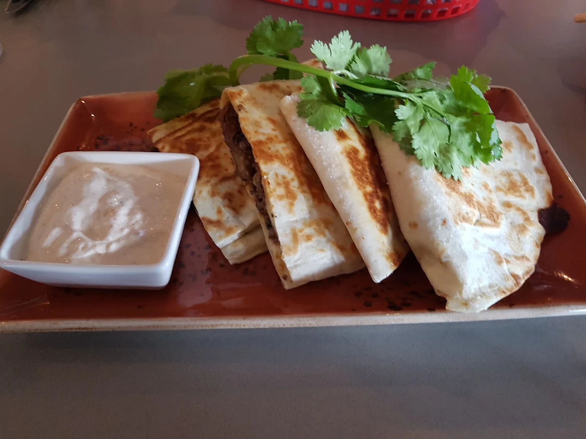 Beef Quesadilla, The Precinct Hotel