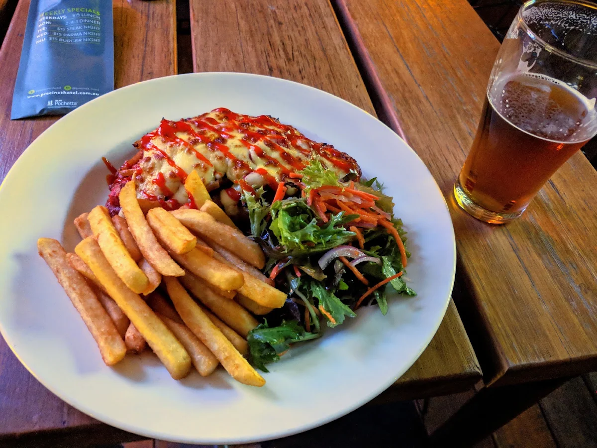 Chicken Parmigiana, The Precinct Hotel