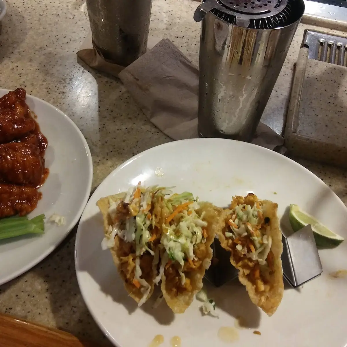 Wan Ton Chicken Tacos