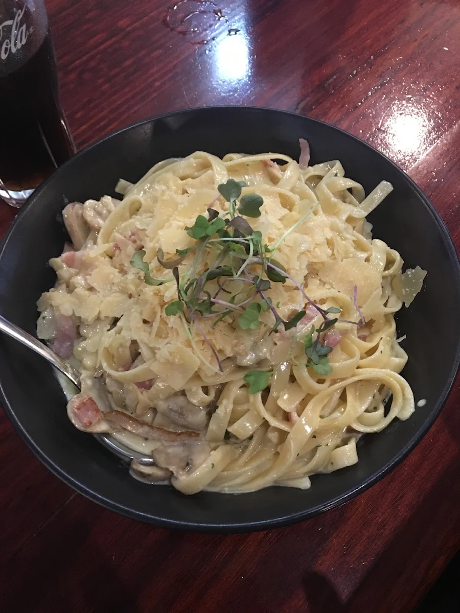 Fettuccine Carbonara, Criterion Hotel
