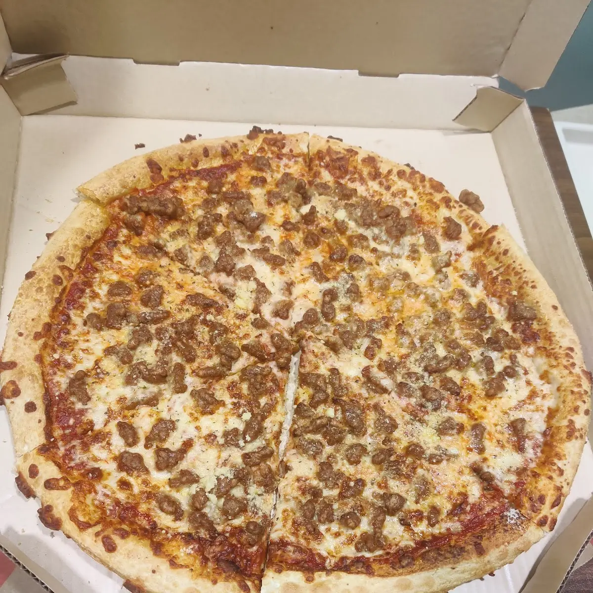 Pork Sausage Pizza