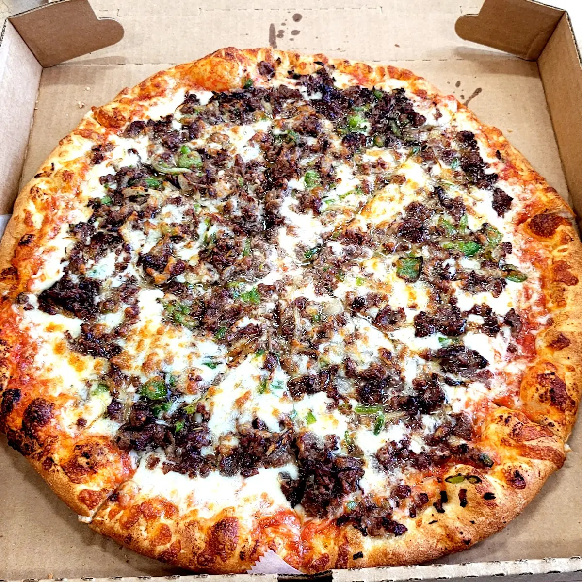 Philly Cheesesteak Pizza