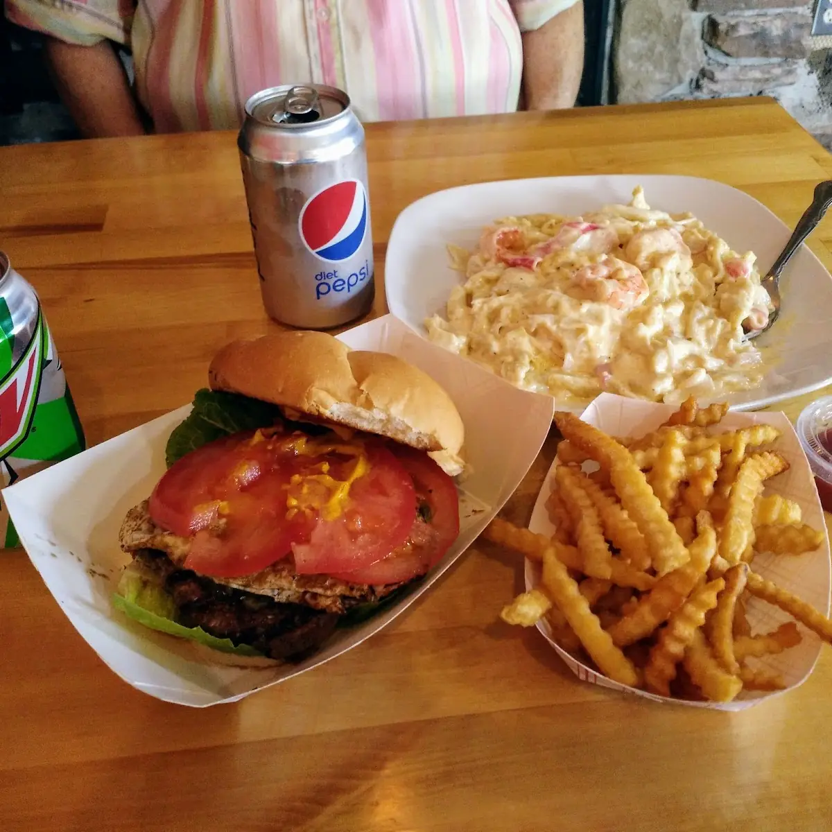 Fabulous Hamburger with a Fried Egg on Top